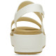 Crocs Brooklyn Low Wedge Matte Wrap Sandals